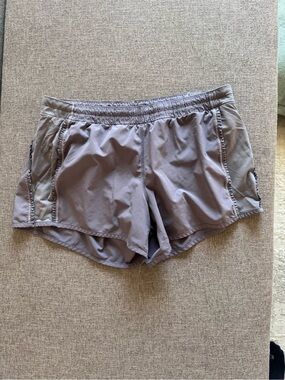 Gray Athletic Lululemon Running Shorts